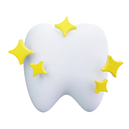 Dente saudável  3D Icon