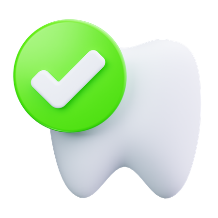 Dente saudável  3D Icon