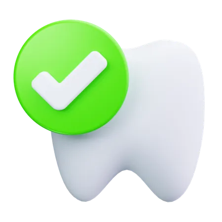 Dente saudável  3D Icon