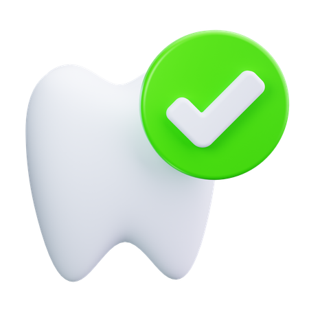 Dente saudável  3D Icon