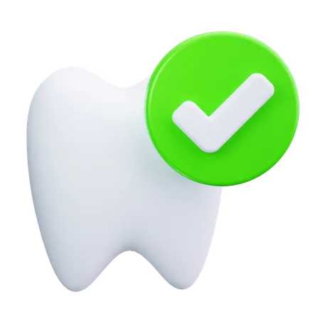 Dente saudável  3D Icon