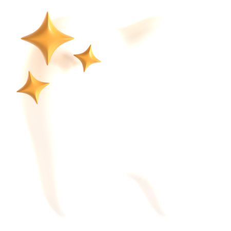 Dente saudável  3D Icon