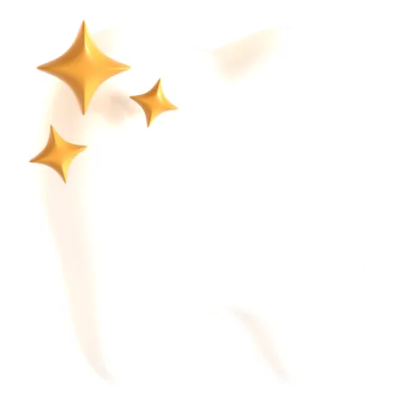 Dente saudável  3D Icon