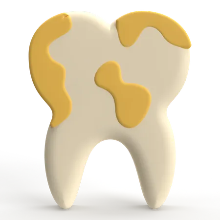 Dente sujo  3D Icon