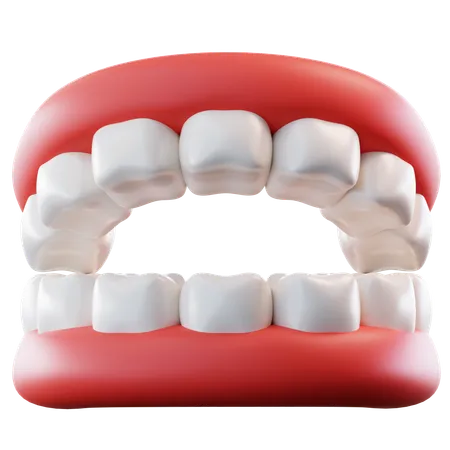 Dentes  3D Icon