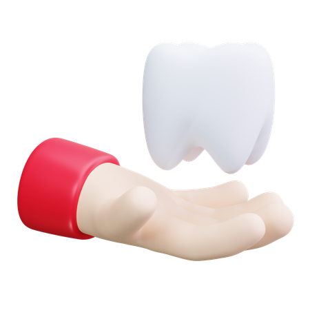 Dentes brilhantes  3D Icon