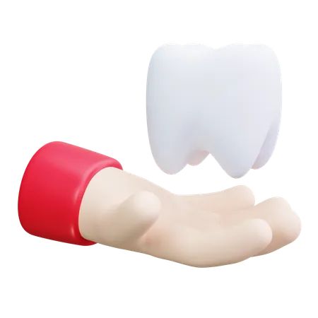 Dentes brilhantes  3D Icon