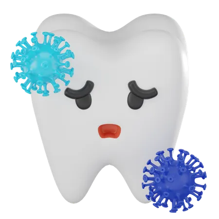 Germes de dentes  3D Icon