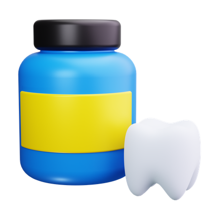 Remédio para dentes  3D Icon