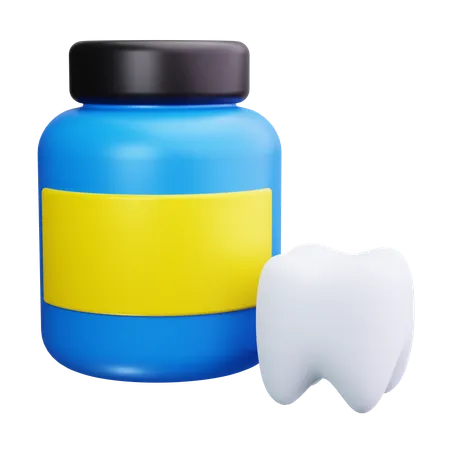 Remédio para dentes  3D Icon