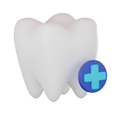 Dentes protegidos  3D Icon