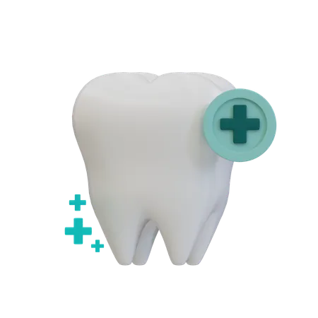 Dentes saudáveis  3D Icon