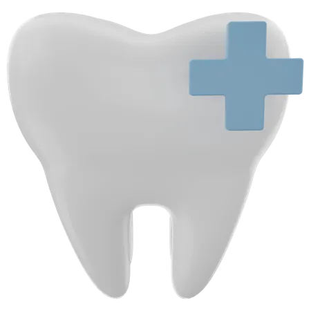 Dentes saudáveis  3D Illustration