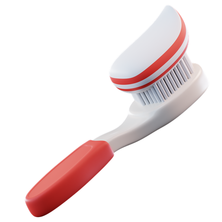 Dentifrice et brosse à dents  3D Icon