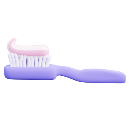 Dentifrice et brosse à dents  3D Icon