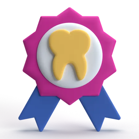 Dentist Certificate  3D Icon