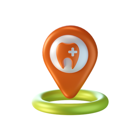 Dentist Location  3D Icon