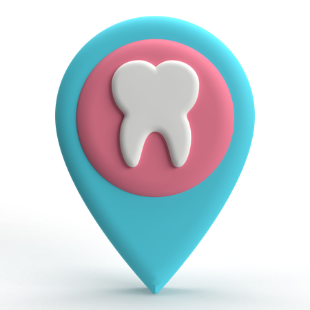 Dentist Location  3D Icon