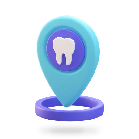 Dentist Location  3D Illustration