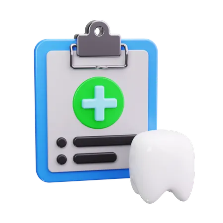 Dentist Prescription  3D Icon