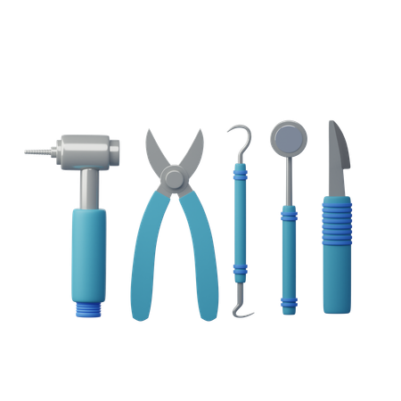 Dentist Tool  3D Icon