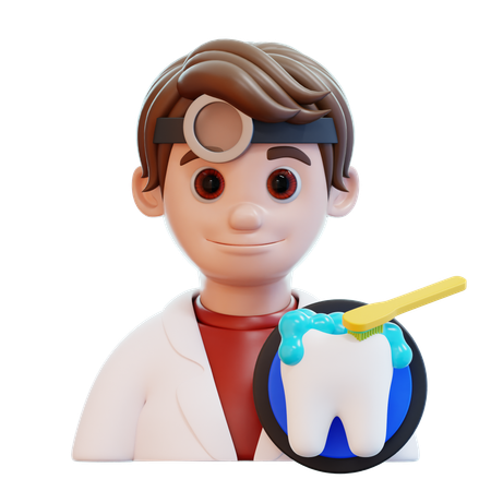 Dentista  3D Icon