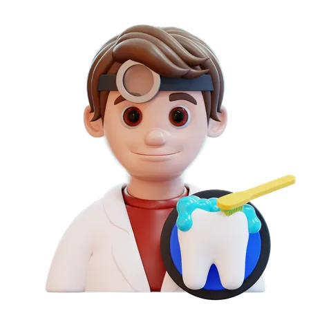 Dentista  3D Icon