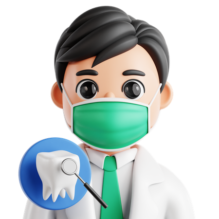 Dentista  3D Icon