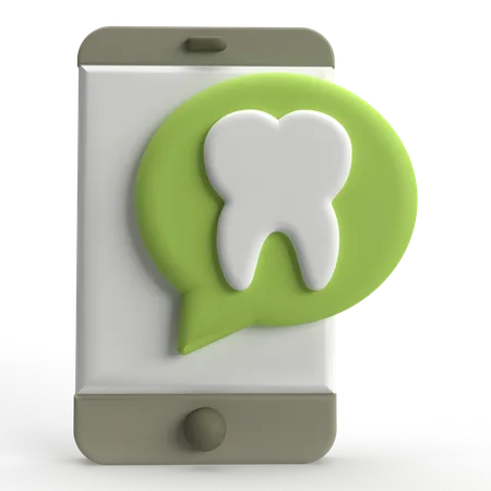 Aplicativo dentista  3D Icon