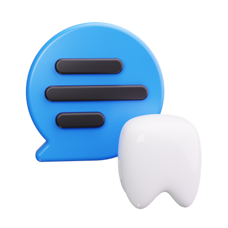 Conversa de dentista  3D Icon