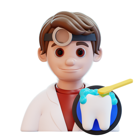 Dentiste  3D Icon