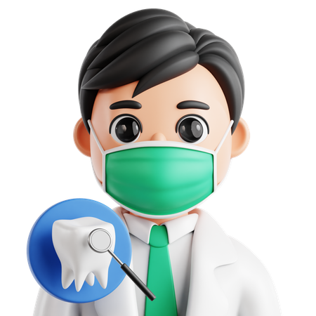Dentiste  3D Icon