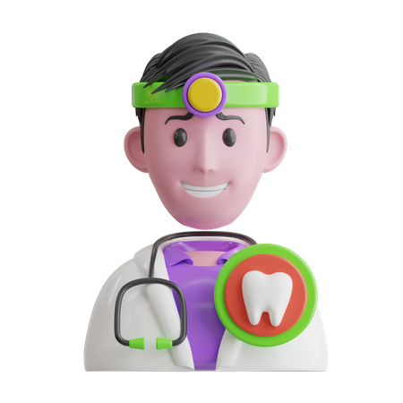 Dentiste  3D Icon