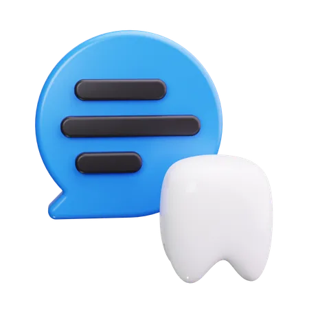 Parler de dentiste  3D Icon