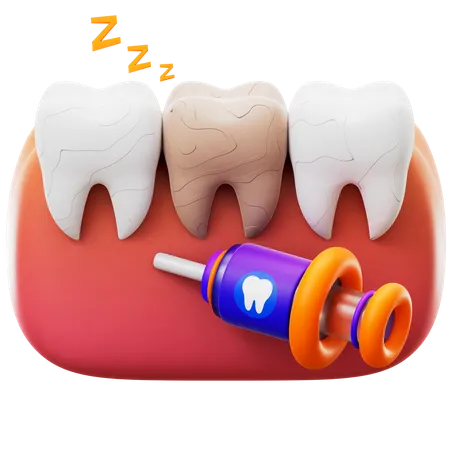 Anesthésie des dents  3D Icon