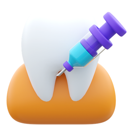 Anesthésie des dents  3D Icon