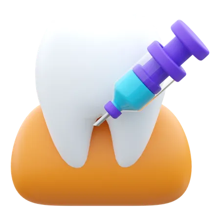 Anesthésie des dents  3D Icon