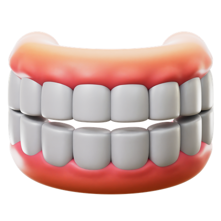 Mâchoire des dents  3D Icon
