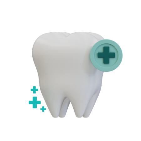 Dents saines  3D Icon