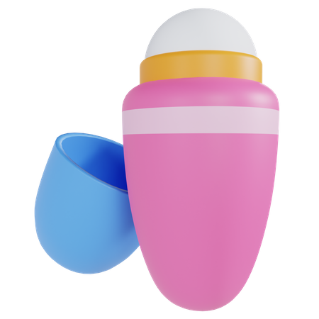 Deodorant Roll On  3D Illustration