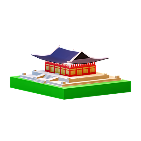 Deoksugung Palace  3D Icon