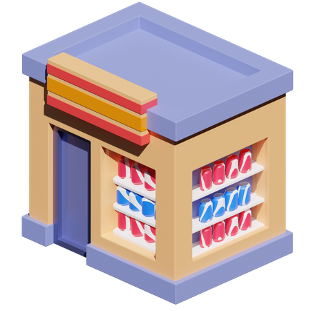 Épicerie  3D Icon