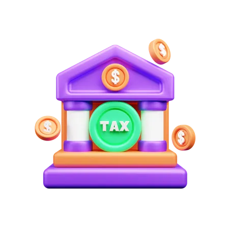 Departamento de imposto de renda  3D Icon