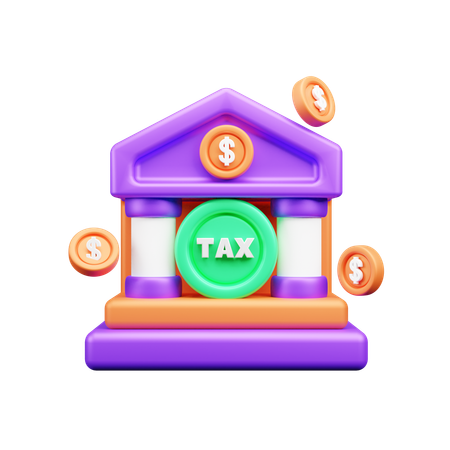 Departamento de impuestos sobre la renta  3D Icon