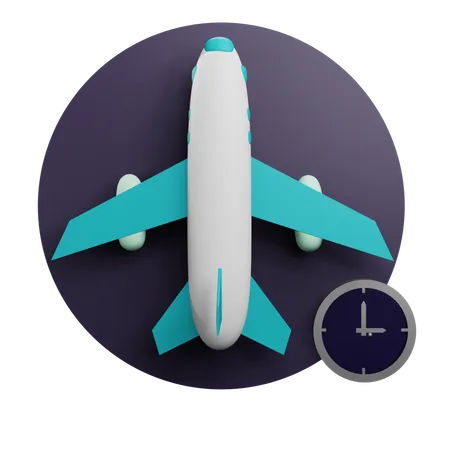 Departure Time  3D Icon