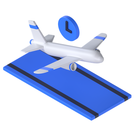 Departure Time  3D Icon