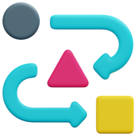 Dependency Agile  3D Icon