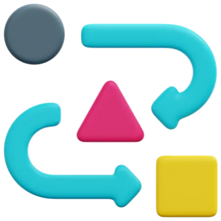 Dependency Agile  3D Icon