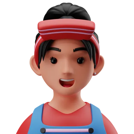 Asistente de ventas  3D Icon