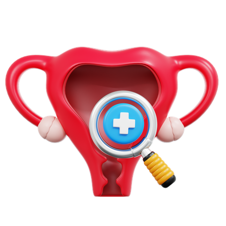 Dépistage du cancer du col de l'utérus Icône 3D